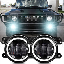 Para 2003-2009 Hummer H2 par para-choque luzes de neblina LED lâmpada de passagem DRL olhos de anjo comprar usado  Enviando para Brazil