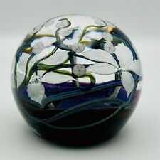 Vintage OKRA Glass Paperweight, Richard Golding, 1988 Limited Edition 8/49 for sale  Shipping to South Africa