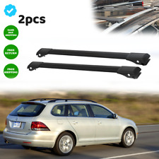 To Fits VW Jetta SportWagen 2009-2015 Roof rack Carrier Bars Cross Bars Black, used for sale  Shipping to South Africa