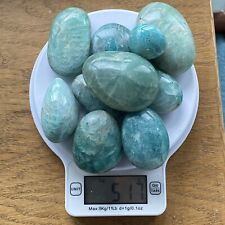 Polished amazonite pebbles for sale  TOTNES