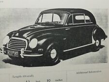 Dkw 1953 police for sale  ST. AUSTELL