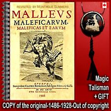 Libro antiguo historia brujería magia oculta religión iglesia malleus maleficarum, usado segunda mano  Embacar hacia Argentina