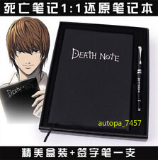 Yagami Light Death Note Cosplay Notebook Caixa Bloco de Notas Presente com Caneta Assinatura Novo comprar usado  Enviando para Brazil