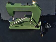 Vintage 1950 Swiss ELNA #1 Green GRASSHOPPER Sewing Machine WORKS! for sale  Shipping to South Africa