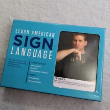 Paquete completo Learn American Sign Language (libro y tarjetas flash) Arlene Rice segunda mano  Embacar hacia Argentina