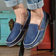 Gebruikt, Men Canvas Shoes Casual Shoes Slip on Loafer Washed Denim Casual Flat Loafers tweedehands  verschepen naar Netherlands