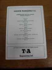 1985 haden rangers for sale  BIRMINGHAM