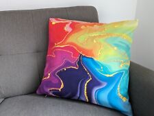 Rainbow cushion cover for sale  BRISTOL