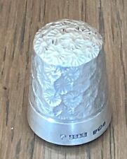 Silver thimble hallmarked for sale  STAFFORD