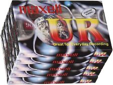 5 K7 CASSETTES AUDIO VIERGE MAXELL UR90 Minutes TYPE I (cassette sous blister), occasion d'occasion  Antibes