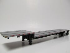 DCP 1/64 SCALE TRANSCRAFT STEP DECK TRAILER SILVER DECK WITH BLACK FRAME, used for sale  Brownstown