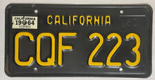 1964 california license for sale  Reseda