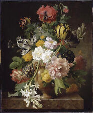 Oil Dael-Jan-Frans-Van-LA-TUBEREUSE-CASSEE flowers in oil on canvas handmade, used for sale  Shipping to South Africa
