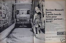 Publicité 1964 saviem d'occasion  Compiègne