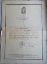 Diploma uniforme distintivo usato  Roma