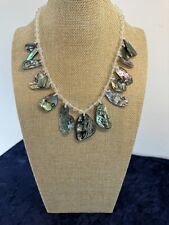 Abalone shell necklace for sale  WINCHESTER