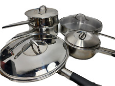 Tramontina Stainless Steel Cookware Set Skillet Pan Steamer Pot for sale  Shipping to South Africa