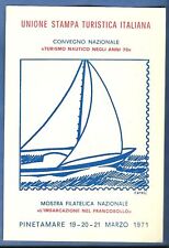 Cartolina pinetamare vela usato  Italia