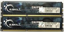 G.SKILL SNIPER 8GB 2x4GB 1333MHZ F3-10666CL9D-8GBSR DIMM GAMING RAM 240pin XMP for sale  Shipping to South Africa