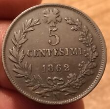 Moneta centesimi 1862 usato  Olbia