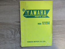 Yamaha parts list gebraucht kaufen  Lindhorst