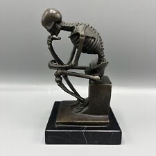 Bronze statue skeleton for sale  BRIGHTON