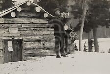 Early Photo Rangers Cabin. Mt Rainier, Washington. Parque Nacional Rainier C 1922, usado comprar usado  Enviando para Brazil