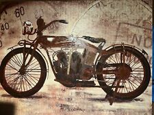 Antique motorcycle painting for sale  Charlotte