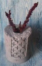 Handmade concrete vase for sale  MANCHESTER