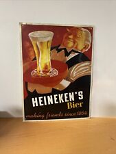 Vtg heineken beer d'occasion  Expédié en Belgium