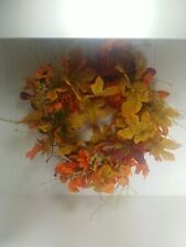 Autumn Wreath, Wood and Leaves; Fall; Door Decoration for sale  Shipping to South Africa