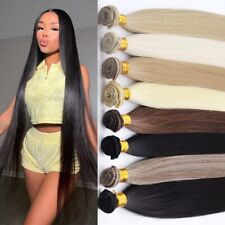 Pacotes sintéticos extensões fibra resistente ao calor peça de cabelo loiro preto feminino comprar usado  Enviando para Brazil