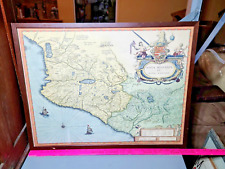 Framed map mexico for sale  Lincoln
