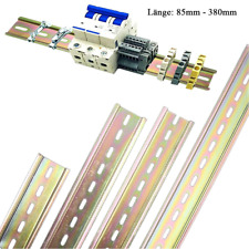 Tragschiene Hutschiene DIN-Schiene C45 Verzinkt Perforiert Gelocht 85-380mm Lang comprar usado  Enviando para Brazil