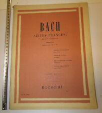Bach suites francesi usato  Catania