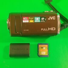Usado, Videocámara JVC GZ-E100RU HD Everio roja con batería, tarjeta SD de 32 GB y cargador probado segunda mano  Embacar hacia Argentina