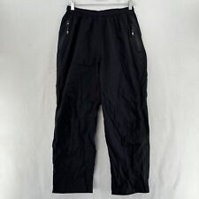 REI E1 Elements Pants Mens Sz S Black Wind Water Resistant Outdoor Side Zippers for sale  Shipping to South Africa