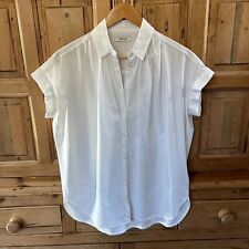 Madewell white collared for sale  Chapel Hill