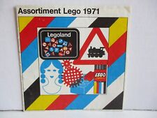 CATALOGUE LEGO SYSTEM ASSORTIMENT LEGO 1971 LEGOLAND BOITES TRAINS CAMIONS DUPLO segunda mano  Embacar hacia Argentina