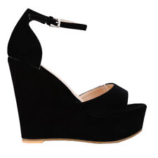 2022 Women's Summer Wedge Sandals Sexy Open Toe Ankle Strap Platform Heels, used for sale  Shipping to South Africa
