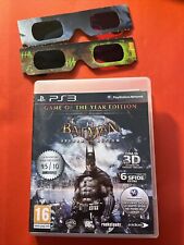 BATMAN ARKHAM ASYLUM GAME OF THE YEAR EDITION GOTY PS3 PAL ITALIAN with MANUAL for sale  Shipping to South Africa
