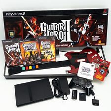 Playstation 2 GUITAR HERO Bundle Wired Guitar PS2 Console World Tour + More OEM for sale  Shipping to South Africa