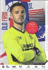 Rangers home programmes for sale  HULL