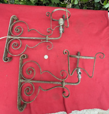 wrought iron chandeliers for sale  HEREFORD