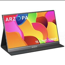 Usado, Monitor portátil ARZOPA, 15,6 polegadas 1080P HDR monitor portátil para laptop USB tipo-C  comprar usado  Enviando para Brazil