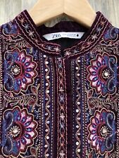 Zara embroidered tunic for sale  UK