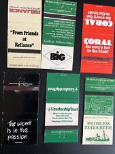 Vintage matchbook covers for sale  LONDON