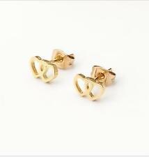 Small Love Word Stud Earrings - Gold Tone Earrings Small for sale  TELFORD