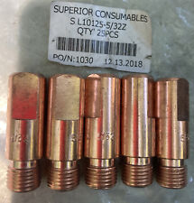 Used, Qty:5 S L 10125-5/32 Z CONTACT TIP SUBARC LINCOLN KP1962-4B1 Replacement for sale  Shipping to United Kingdom