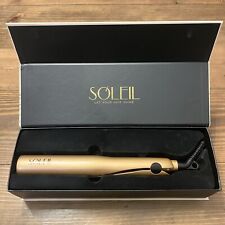 Soleil 2 in 1 Flat Iron Curling Iron Gold Titanium 450 Degrees Retail $399 for sale  Shipping to South Africa